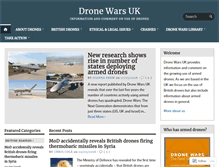 Tablet Screenshot of dronewars.net